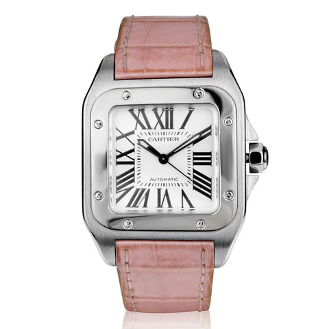CARTIER SANTOS 100 IN STAINLESS STEEL REF 2878
