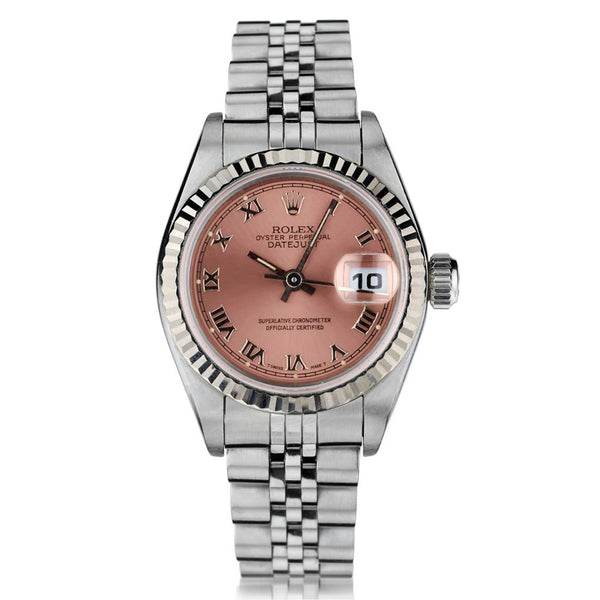 アンティークROLEX OYSTER PERPETUAL DATEJUST LADIES STAINLESS STEEL ROLEX DATEJUST .REF 69174 | Van Rijk Estate
