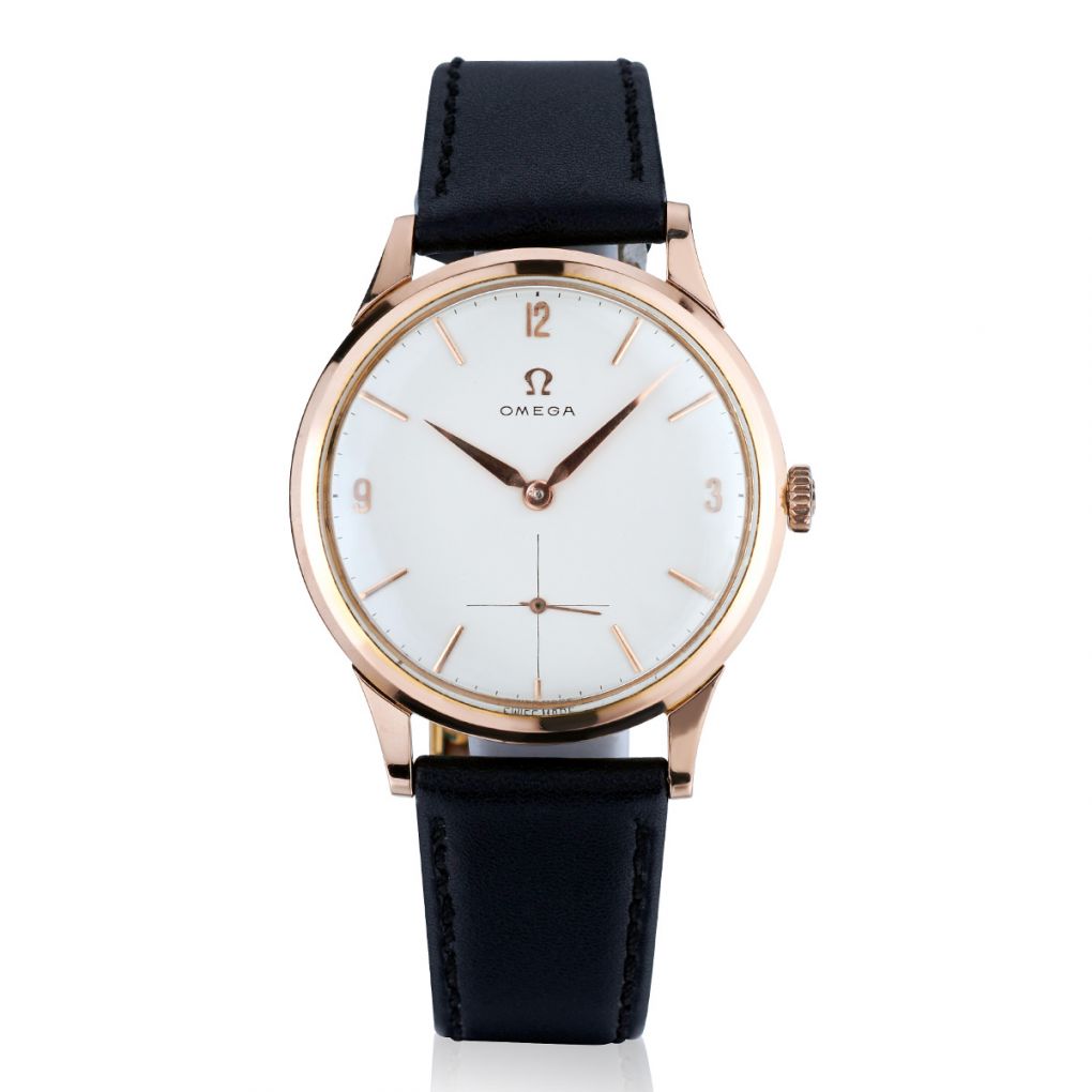 Rare Omega 18kt rose gold ultra slim manual . Ref:14707-61 | Van Rijk ...