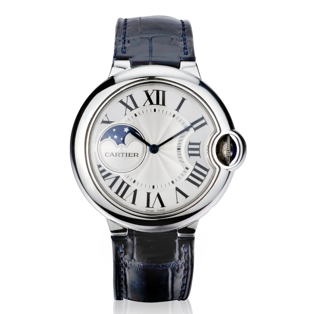 Cartier Ballon Bleu Moonphase in steel. – Van Rijk