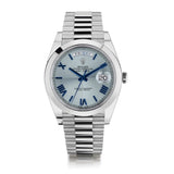 Gents Rolex Day-Date 40mm Ice Blue. Platinum.