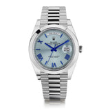 Gents Rolex Day-Date 40mm Ice Blue. Platinum.