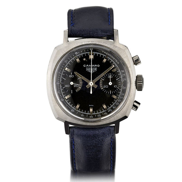 Heuer Camaro Steel Chronograph.Circa 1960's. Ref 7743 | Van Rijk