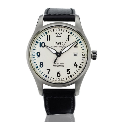 IWC Pilot Mark XVIII with Luminescent Spitfire Hands. Ref:IW 327012