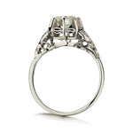 0.85 Carat Old-European Cut Diamond Vintage Engagement Ring