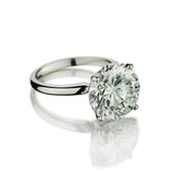 5.30 Carat Round Brilliant Cut Diamond Royal De Versailles Solitaire Ring