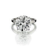 5.30 Carat Round Brilliant Cut Diamond Royal De Versailles Solitaire Ring