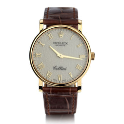 Rolex Cellini Classic Wristwatch. Anniversary Dial. 18kt Y/G
