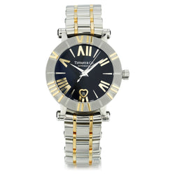 Tiffany & Co Atlas Collection in Steel and 18kt Yellow Gold. Automatic