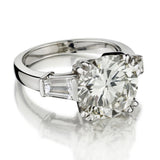 3.60 Carat Round Brilliant Cut Diamond Engagement Ring