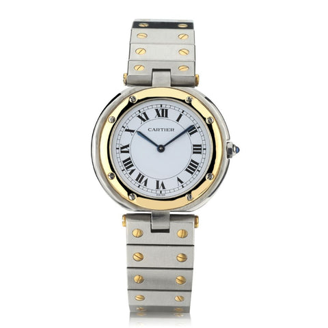 Cartier Santos Vendome .18KT Yellow Gold And Stainless Steel Watch
