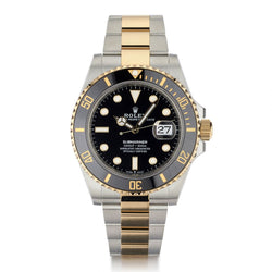 Rolex Oyster Perpetual Two-Tone Ceramic Submariner Black Dial  Watch. 41mm
