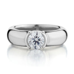 Tiffany & Co. 0.93 Round Carat Brilliant Cut Diamond Etoile Ring