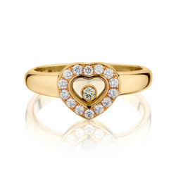 Chopard  "Happy Diamonds"  Collection in 18kt yellow gold.