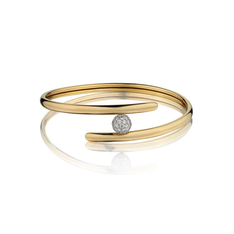 Tiffany & Co Contemporary Hardware Diamond Bangle. 1.00ct Tw