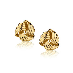 Tiffany & Co Swirling Love Knots in 18kt Y/G. Classic Style.