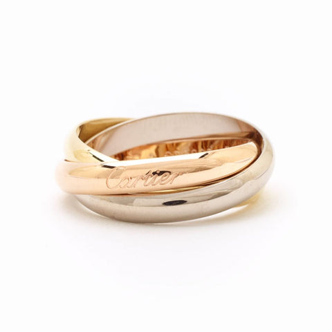 Cartier Trinity De Cartier Tri-Color Gold Rolling Ring