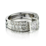 1.20 Carat Princess Cut Diamond White Gold Engagement Ring