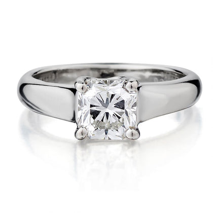 Tiffany & Company  Platinum Lucida  Diamond Ring .1.56