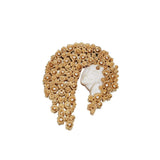 Erte "Rainbow In Blossom" Mother Of Pearl & Diamond Necklace/Brooch