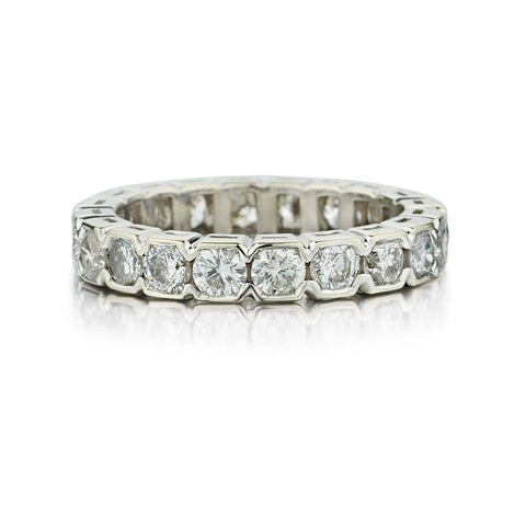 2.00 Carat Total Weight Round Brilliant Cut Diamond Eternity Band
