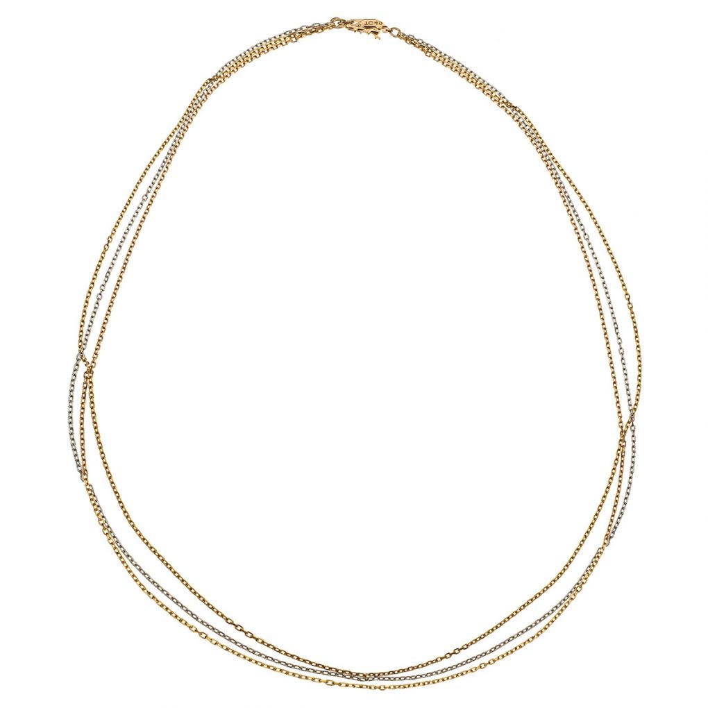 Trinity Collection Cartier 18KT Tri-Colour Gold Trinity Collection Necklace | Van Rijk ...