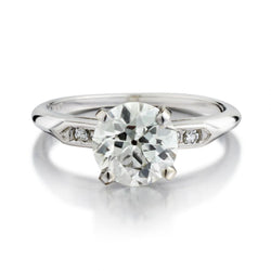1.55 Carat Old-European Cut Diamond Vintage Engagement Ring