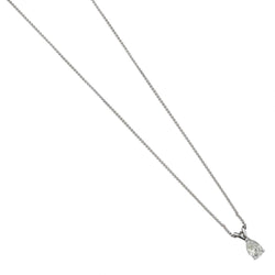 0.92 Carat Pear-Shaped Diamond Solitaire Pendant Necklace