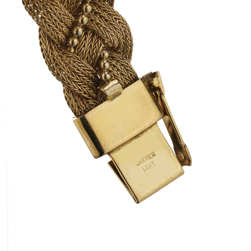 Cartier Rope Chain Cartier Vintage Yellow Gold Rope Chain Necklace | Van Rijk Estate ...