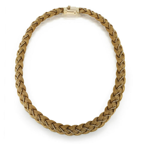 Cartier Rope Chain Cartier Vintage Yellow Gold Rope Chain Necklace | Van Rijk Estate ...