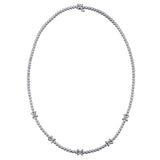 Tiffany & Co. Diamond Platinum Victoria Collection Necklace