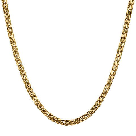 18kt Yellow Gold Chain. 17 inches in length.