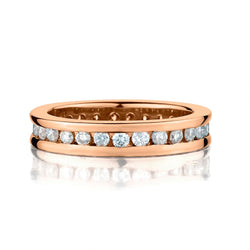 1.00 Carat Total Weight Round Brilliant Cut Diamond Eternity Band