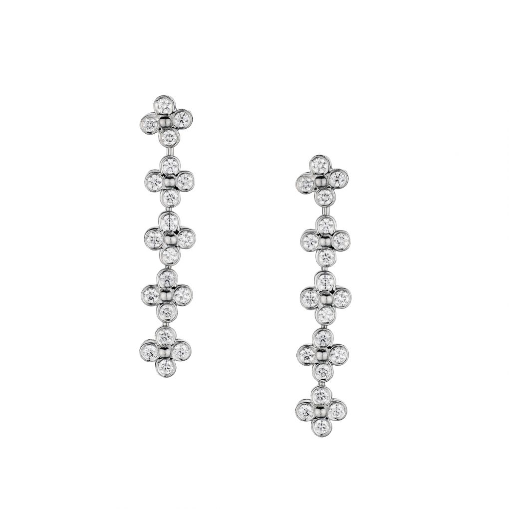 Van Rajak Tiffany & CO Lace diamond collection earings in Platinum | Van Rijk ...