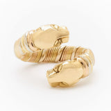 Cartier Tri Color Yellow, Rose & White Gold Panthere Ring