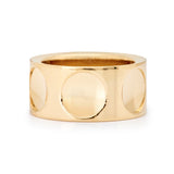 Louis Vuitton Large Empreinte Yellow Gold Ring Sz 52
