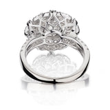 2.15 Carat Old-European Cut Diamond Cluster WG Ring