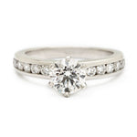 Tiffany & Co. Round Brilliant Cut Diamond Grace Ring