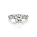 1.75 Carat Old-European Cut Diamond Engagement Ring