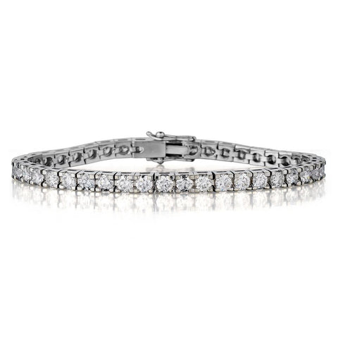 14kt wg  Diamond "Tennis Bracelet"  11.00ct Tw.