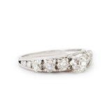 Edwardian Old-Mine Cut 7-Stone Diamond Ring