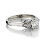 0.52 Carat Old-European Cut Diamond Vintage Engagement Ring