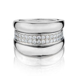Chopard La Strada 18kt White Gold Diamond Ring. Ref 826435