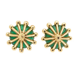 Tiffany & Co. Schlumberger Green Enamel Earrings