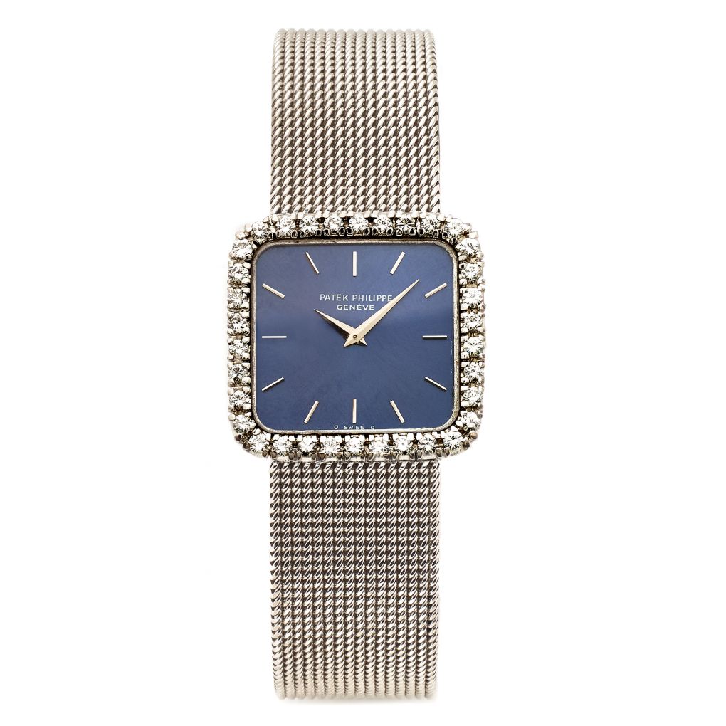 Patek Philippe White Gold And Diamond 1980's Watch – Van Rijk