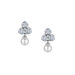 Tiffany & Co "Petals Collection" Drop earings in Platinum. France.