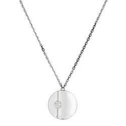CARTIER LOVE pendant in 18kt white gold.