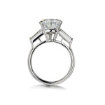 3.60 Carat Pear-Shaped Diamond Platinum Engagement Ring