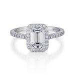 Tiffany & Co. 1.19 Carat Emerald Cut Diamond Solitaire Ring