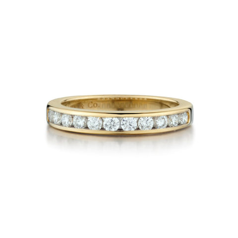 Tiffany & Co Diamond Band. 18kt Yellow Gold. 12 x 0.50ct Tw